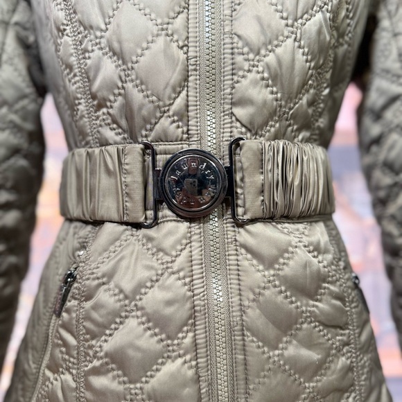 Laundry By Shelli Segal Quilted Hunter Green Puffer Coat‎ - Picture 8 of 10